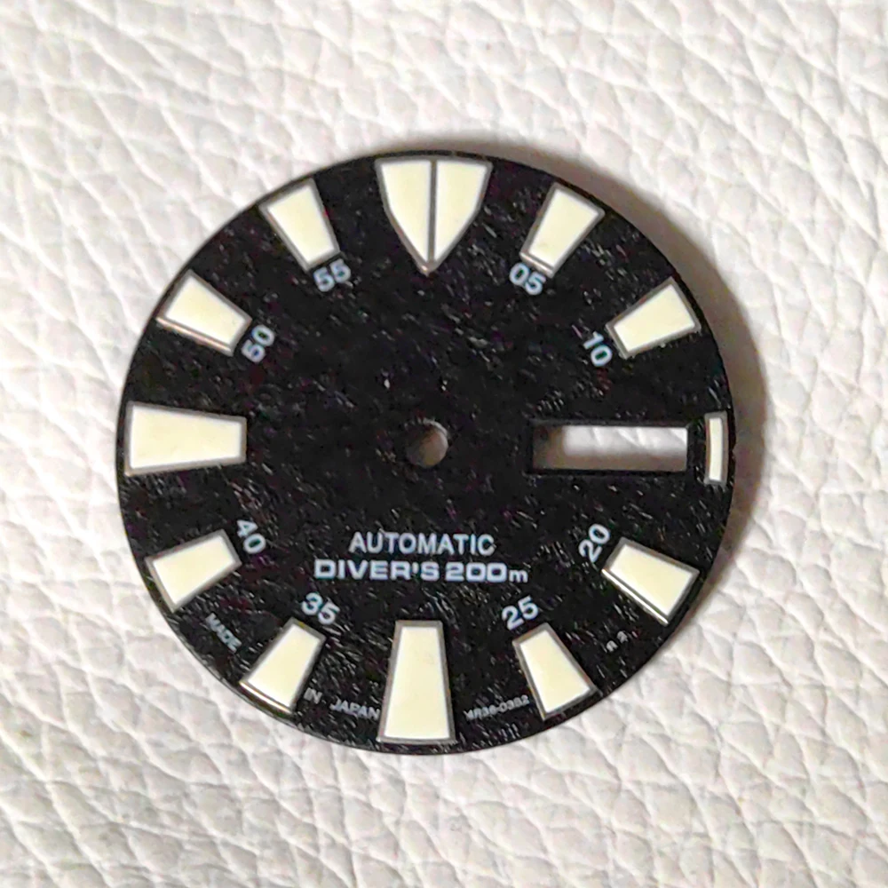 Customized Luminous Dial 28.5mm Watch Dial Fit For NH35 NH36 Movement SKX007 6105 Turtle Samurai Case Watch Face