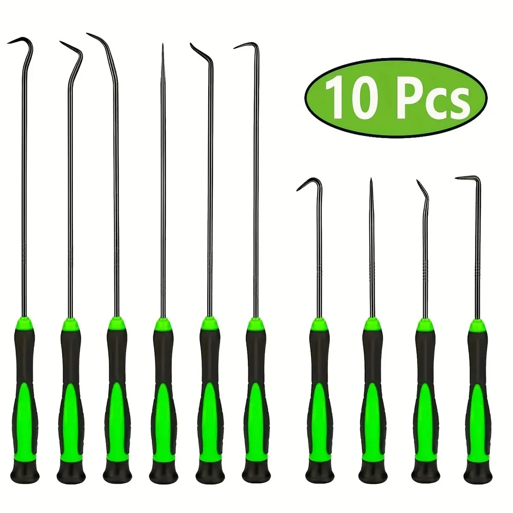 

10 шт. прецизионный автомобильный набор отверток для сальника, уплотнительное кольцо, съемник прокладок, инструмент для удаления крючка, инструменты для разборки автомобиля