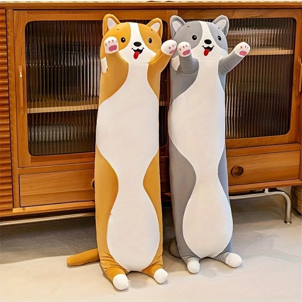 Riesiges Shiba Inu Plüschkissen – weiches Cartoon-Hundekissen, Körperkissen mit Tieren – Detail 9