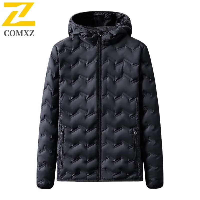 2025 Winter Down Jacket Men's Luxury Business Removable Liner Waterproof 80% White Duck Down Warm Coat Casual Thick Puffer Parka