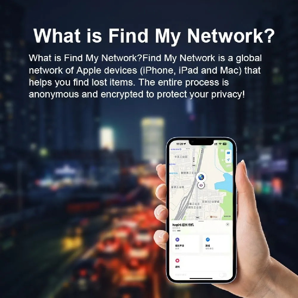 Icard Global Locator Ultra-thin Card Loss Prevention Itag Pet Tracking God for the Apple Find My Tag