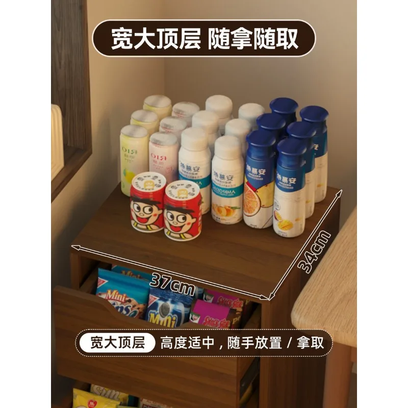 Desk, under desk, drawer, storage cabinet, dust-proof bookcase, home living room, snack and beverage sorting cabinet, multi-func