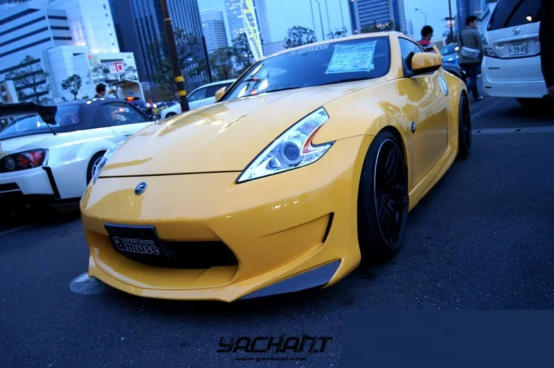 FRP Fiber Glass 2009 to 2016 370Z Z34 AM Style Front Bumper with Lip Body Kit For 370Z Z34