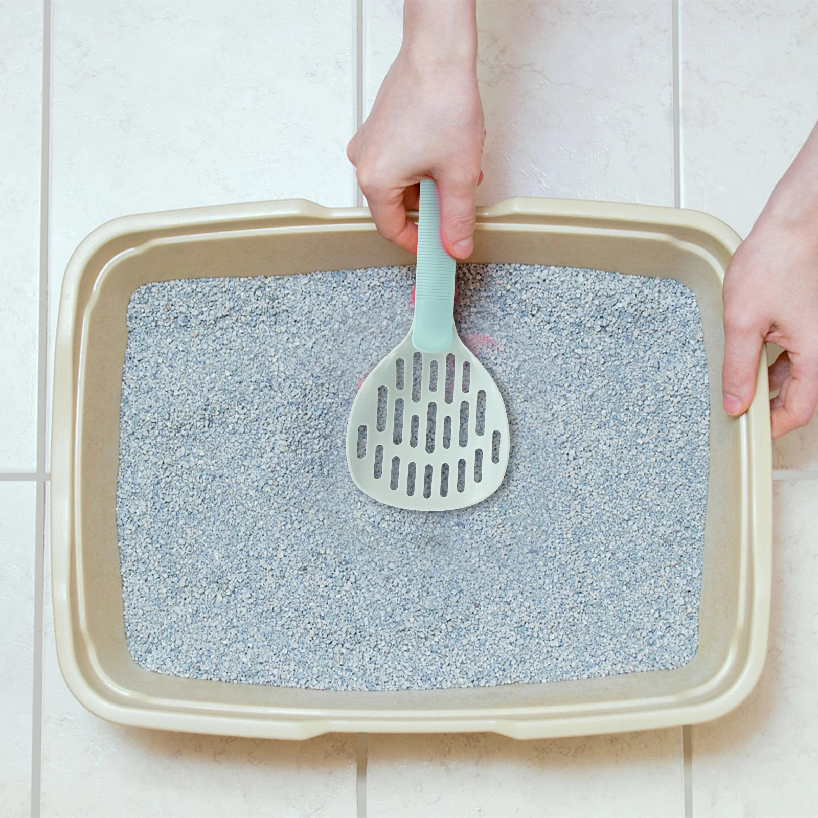 

2 Pcs Poop Scooper Cat Litter Shovel Pet Care Sand Waste Convenient Shovels Filter Household Filtering Tool Hollow