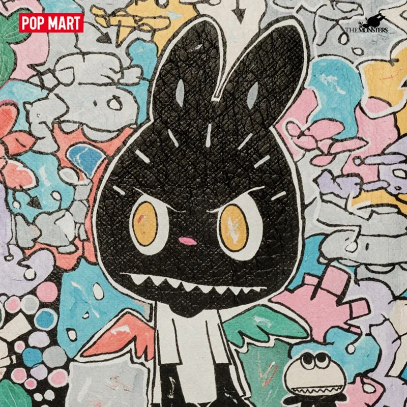 

POP MART LABUBU THE MONSTERS Серия к 10-летию: Сумка для ноутбука, Загадочная коробка, Оригинальная слепая коробка, Игрушки-сюрпризы, Украшение для сумки