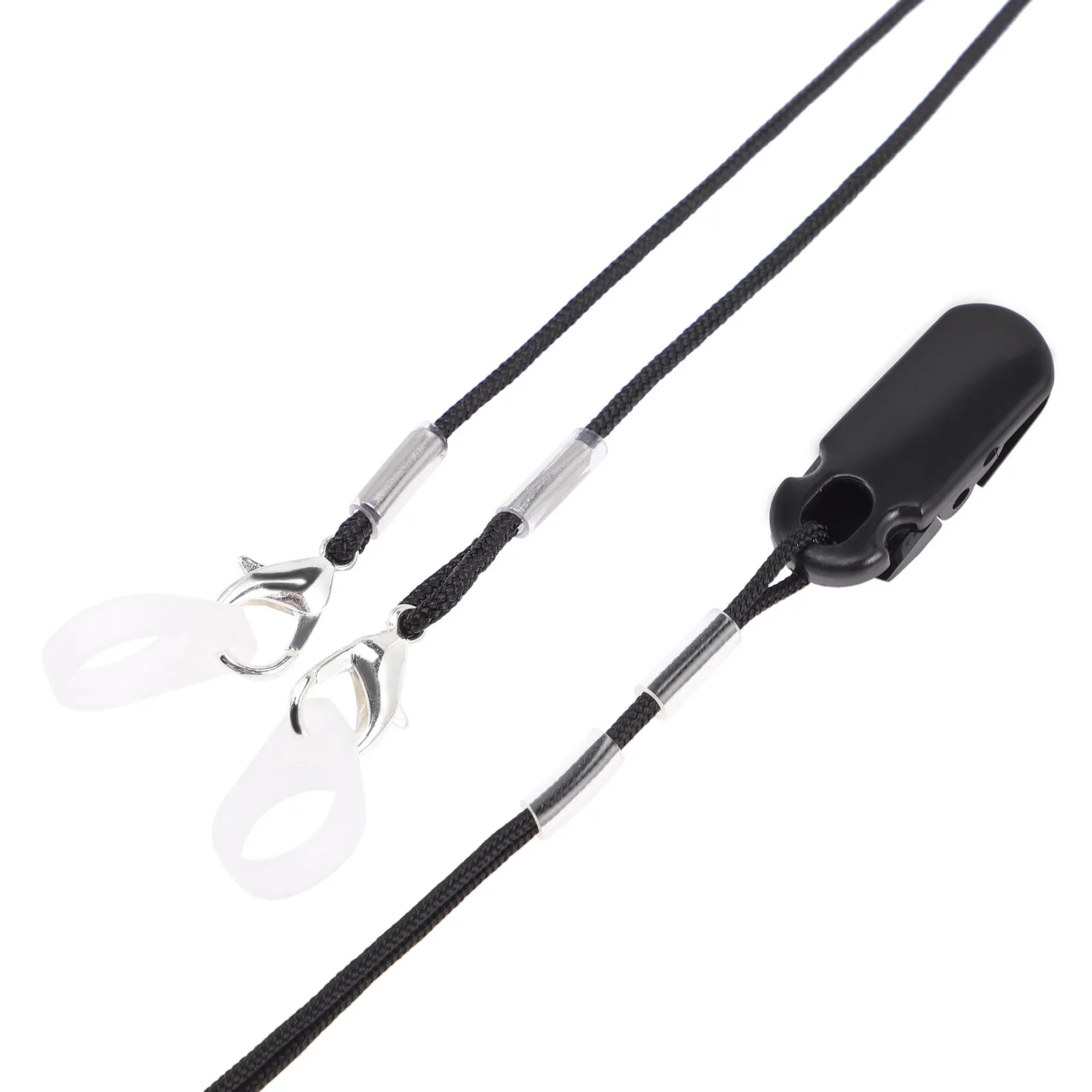 

3Pcs Retainer Cord Anti-Lost Clip Holder Soft Comfortable Lightweight ABS Nylon Material for Active Seniors Children