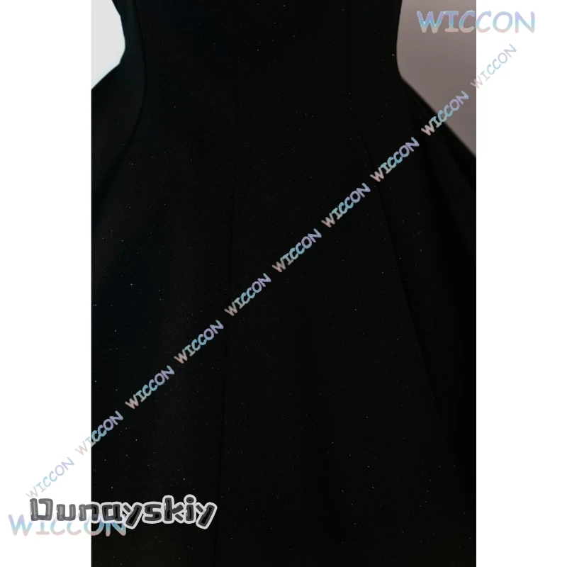 {BankaiMode}Hot Anime Alien Stage Cosplay Mizi Cosplay Costume Black Dress Mizi Cosplay Wig Women Girls Sexy Hallowen Roleplay