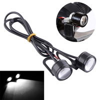 Motorcycle Eagle Eye Driving Light LED Reverse Backup Driving Light Fog Lamp Headlight Bulb Daytime Running Light 12V 3W