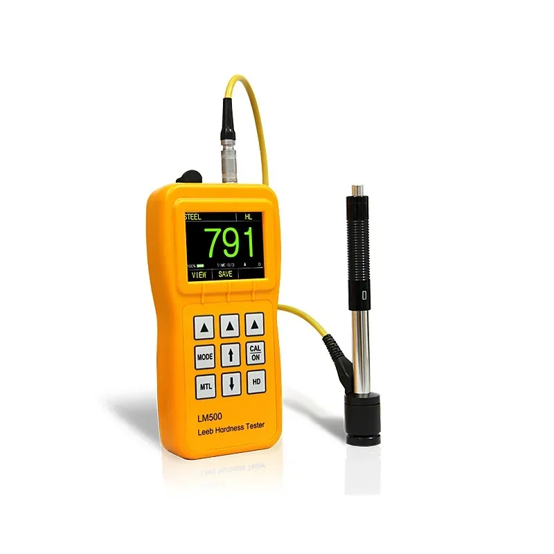 Portable Digital Leeb Hardness Tester color display hardness for LM500 Big Character Display 11000 Groups Storage