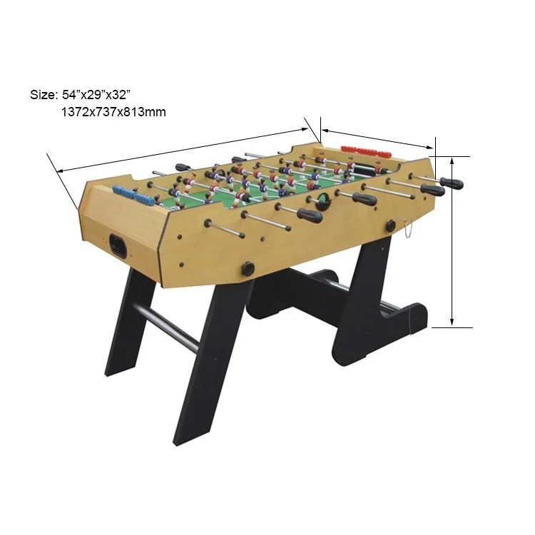 Table de baby-foot pliable classique, table de luxe, haute qualité