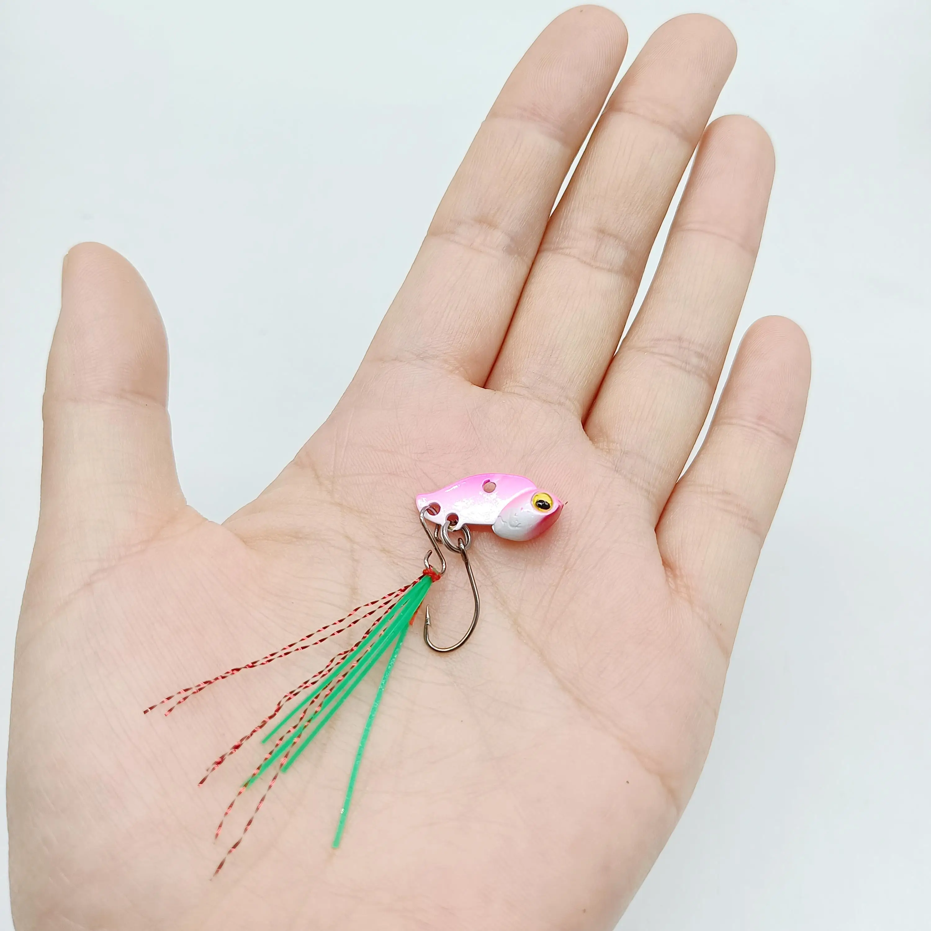 DUODUOYU 1PCS Mini VIB Angeln Lockt 3g/6g Kleine Crankbait Spinner Sinking Köder Künstliche Harten Köder angelgerät – Detail 6