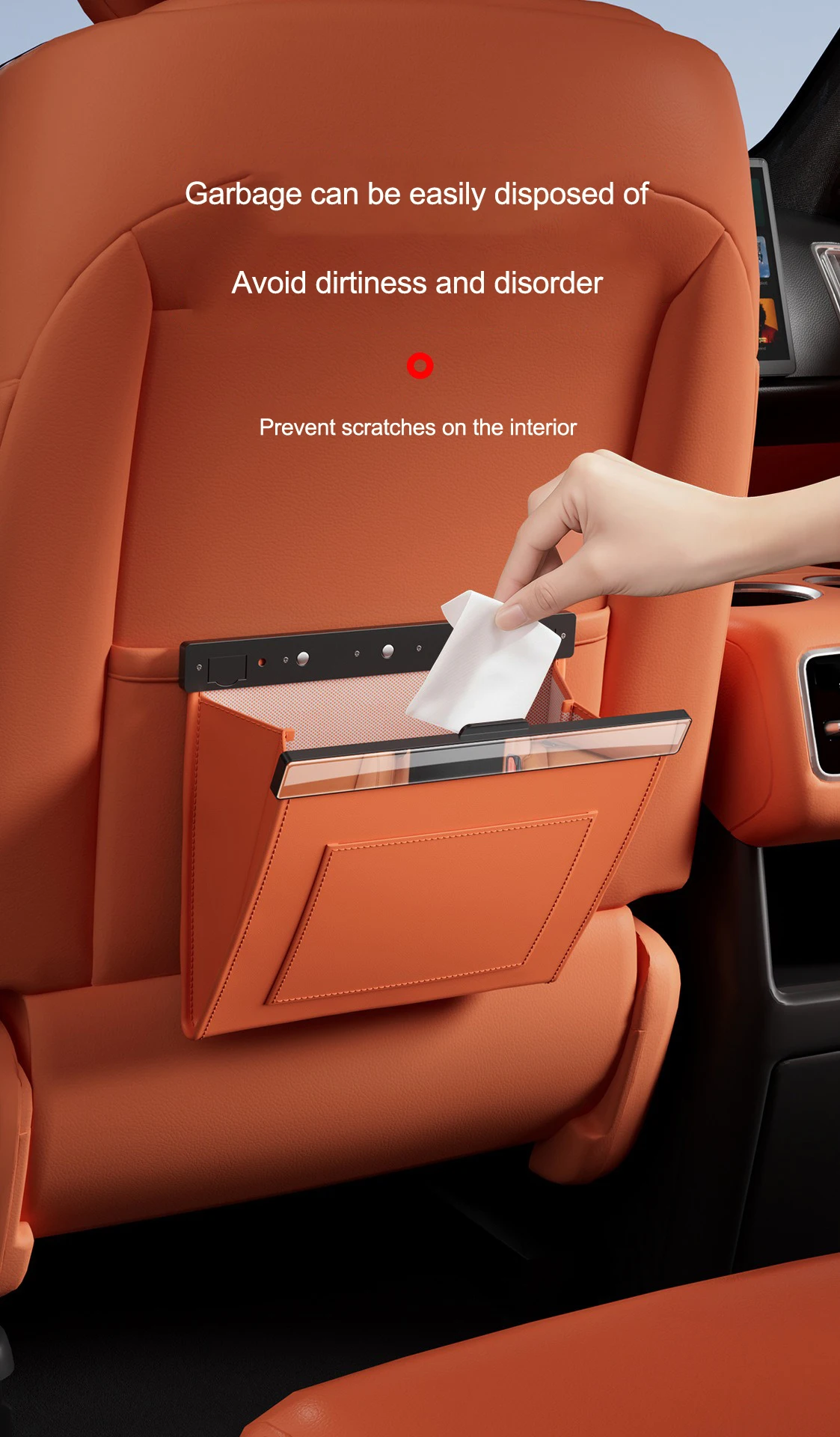 Auto Opbergtas - Verborgen magneetsluiting voor strakke look