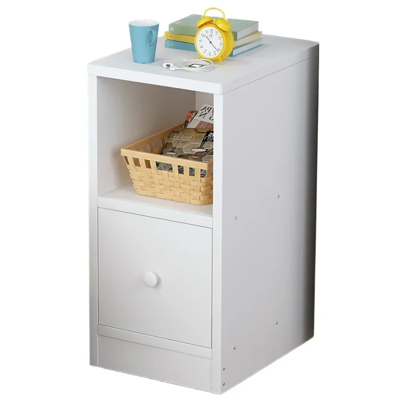 

Extra-narrow Bedside Table, Small Bedroom, Modern Mini-storage, Bedside Table, Solid Wood Color, Small Size Simple Cabinet