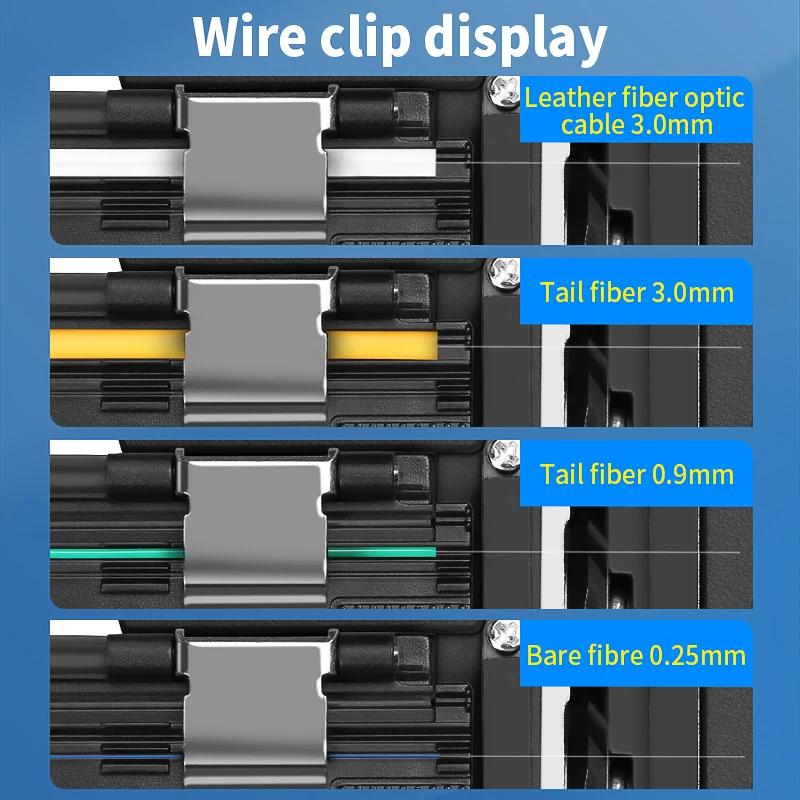 Fiber cleaver AUA-60C cable cutting knife FTTH fiber optic knife tools cutter High Precision Fiber Cleavers 16 surface blade