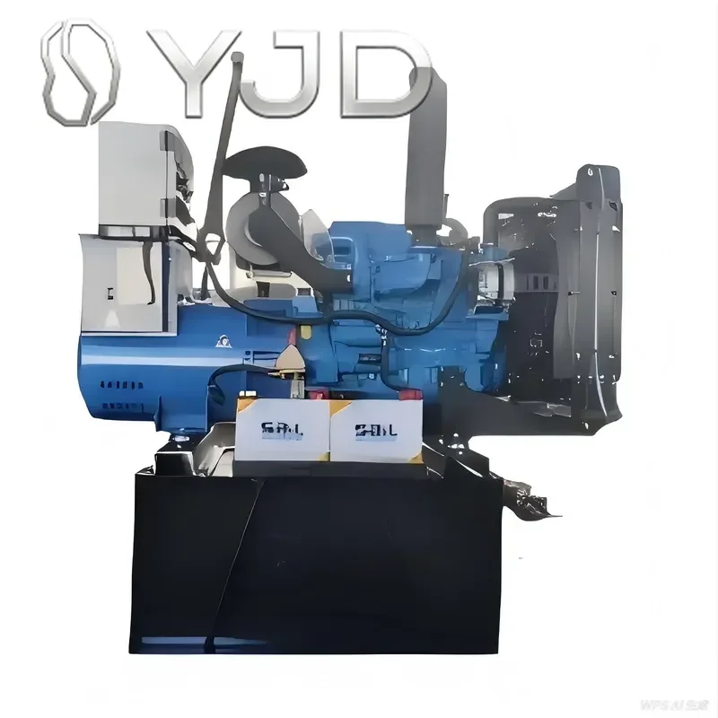 YJD JPF 50kW Water-Cooled Diesel Generator Set 24V Auto Start 50Hz All-Copper Brushless Alternator ATS Silent Type Open Frame