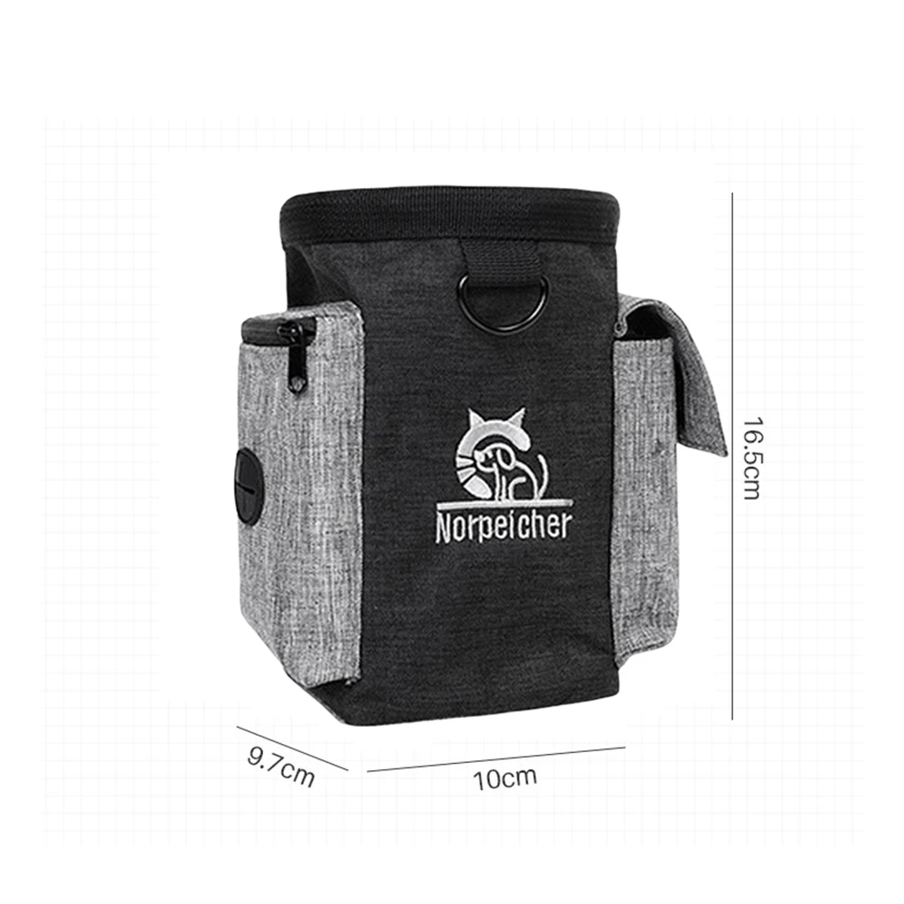 Dog outdoor training bag  Fanny pack therapy bag Multi-functional pet bag Pet treats bag Trainer Snack Reward Waist Bag Portable