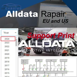 2024 Alldata Online Account 12 month Newest All Data Automotive Truck Car Repair Software Easy Install Fast&Stable Udpate Online