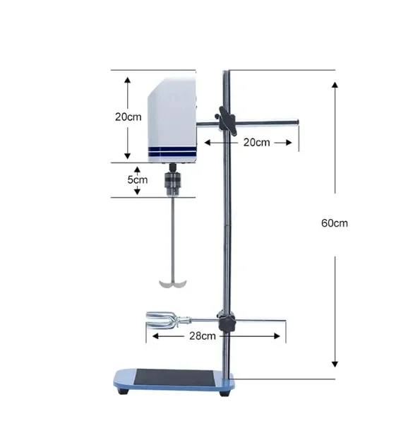 High Quality Overhead High Speed 20/40/60L Digital precision electric mixer electric stirrer for laboratory use