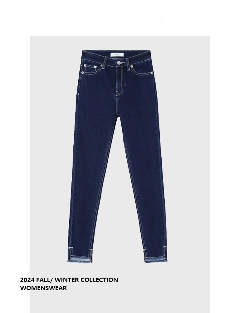 

Fashionable High Waist Slimming Pencil Jeans Women's Classic Versatile Summer Denim Shorts Straight Leg Pants for plus Size