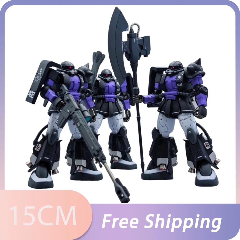 15cm Zaku Ms-06R-1A Assembly Action figures Model Kit Hg 1/144 Zaku High Sniper Rifle Axe Cannon Type Mobility Robot toys gifts