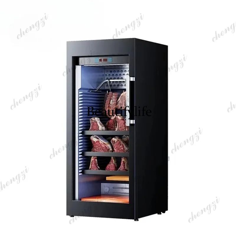 

400L Professional Beef Steak Meat Dry Aging Fridge Cabinet Refrigeration Hanging Display Storage Room