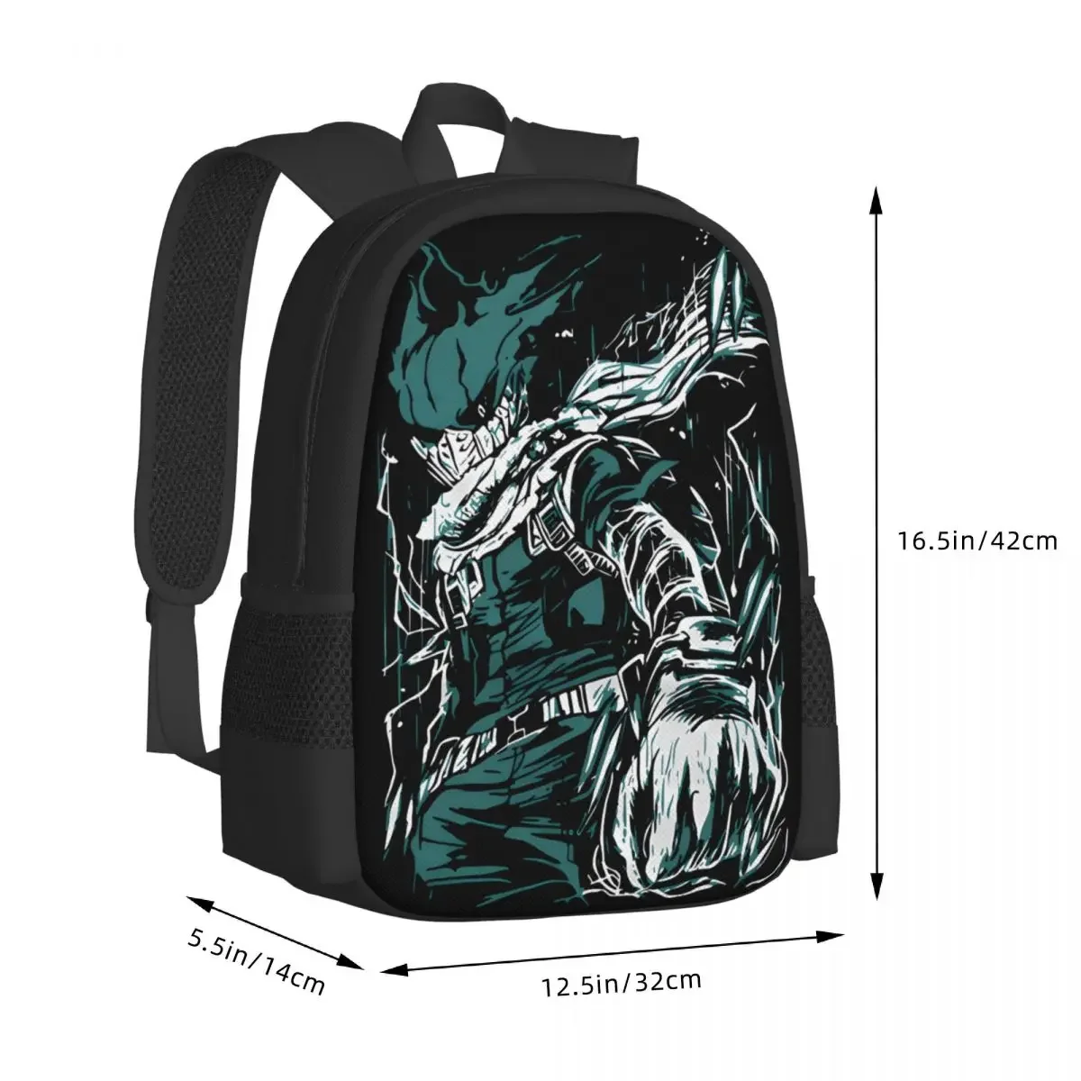 Anime My Hero Academia Travel Laptop Backpack, Business College School Computer Bag Gift for Men & Women