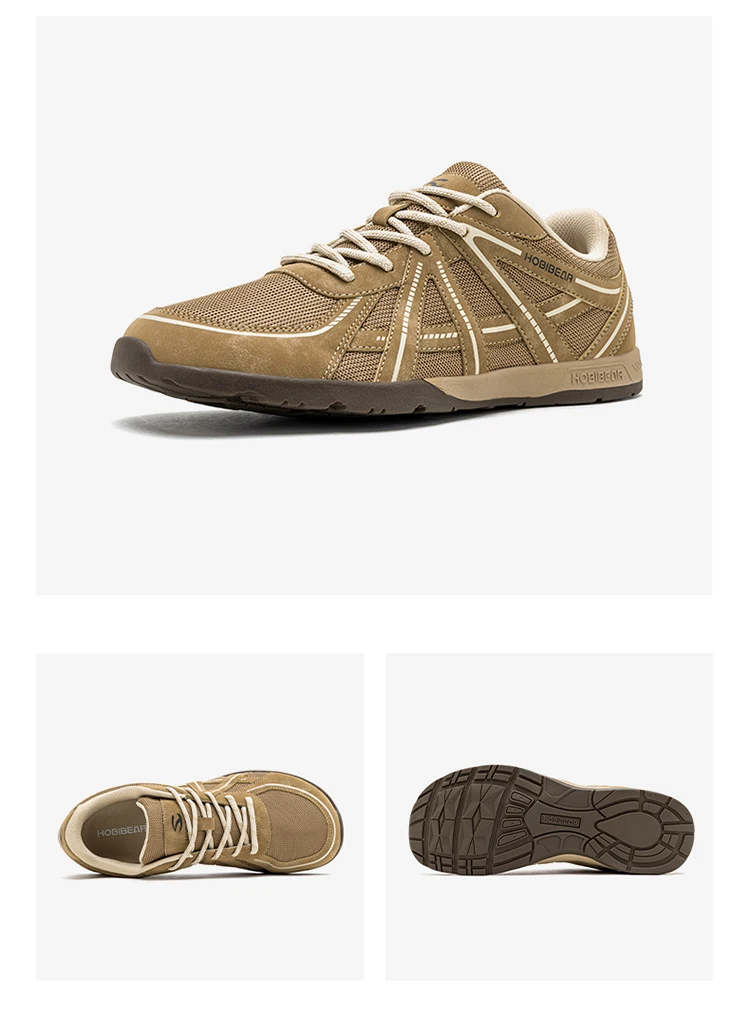 HOBIBEAR Barfuß-Laufschuhe mit breiter Zehenbox, Unisex Cross-Training-Sneaker, klassische Retro-Schnürschuhe – Detail 21