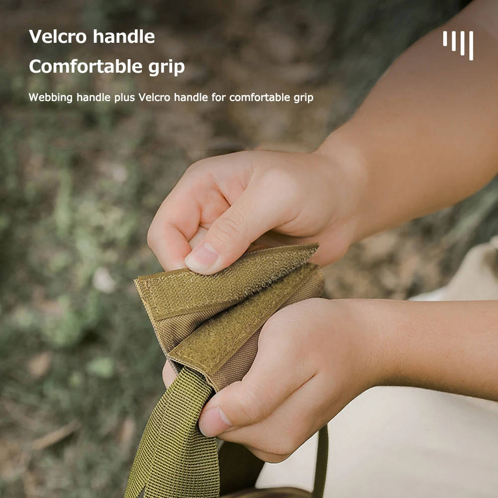 وعاء من الحديد الزهر حقيبة التخزين 17.9x14x0.9in مقلاة حقيبة التخزين مقاوم للماء الجانب حقيبة التخزين تصميم لتجهيزات المطابخ في الهواء الطلق متعددة الأغراض #5