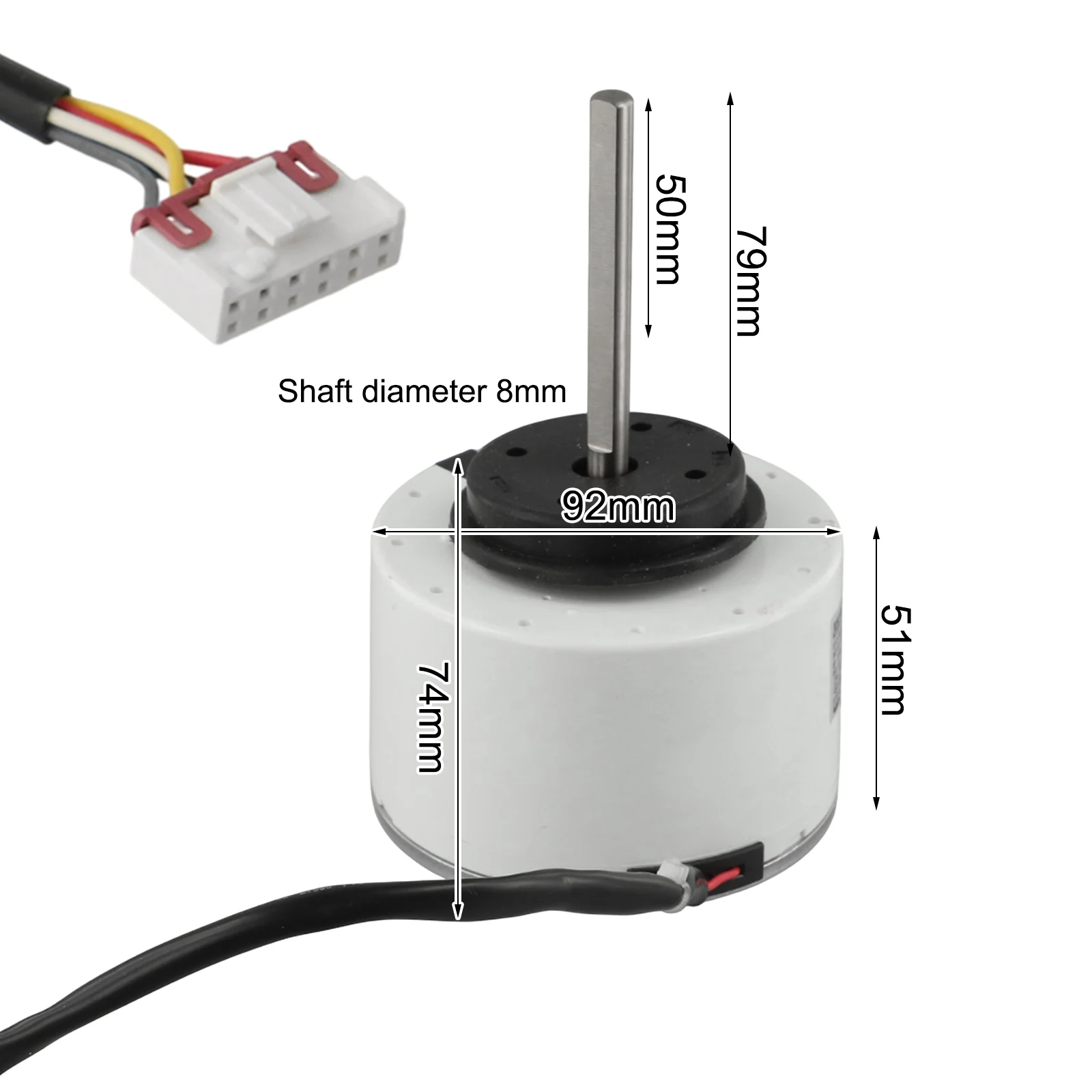 

Двигатель 58 Вт, как показано на рисунке Двигатель вентилятора постоянного тока Оптимальная производительность Металлический материал премиум-класса Быстрая установка Замена кондиционера
