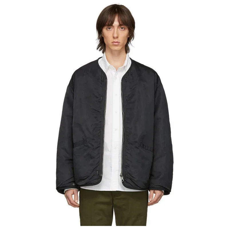 Chaqueta de algodón Original para hombre, Parkas de doble cara, forro interior, abrigo de felpa de Cachemira de cordero, no Visvim Dcdt, recién