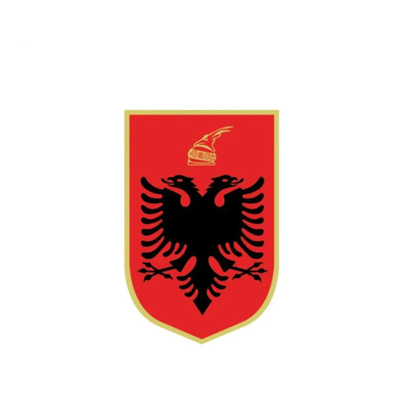 

Car Styling Albania Flag Coat Of Arms PVC Decal Car Sticker