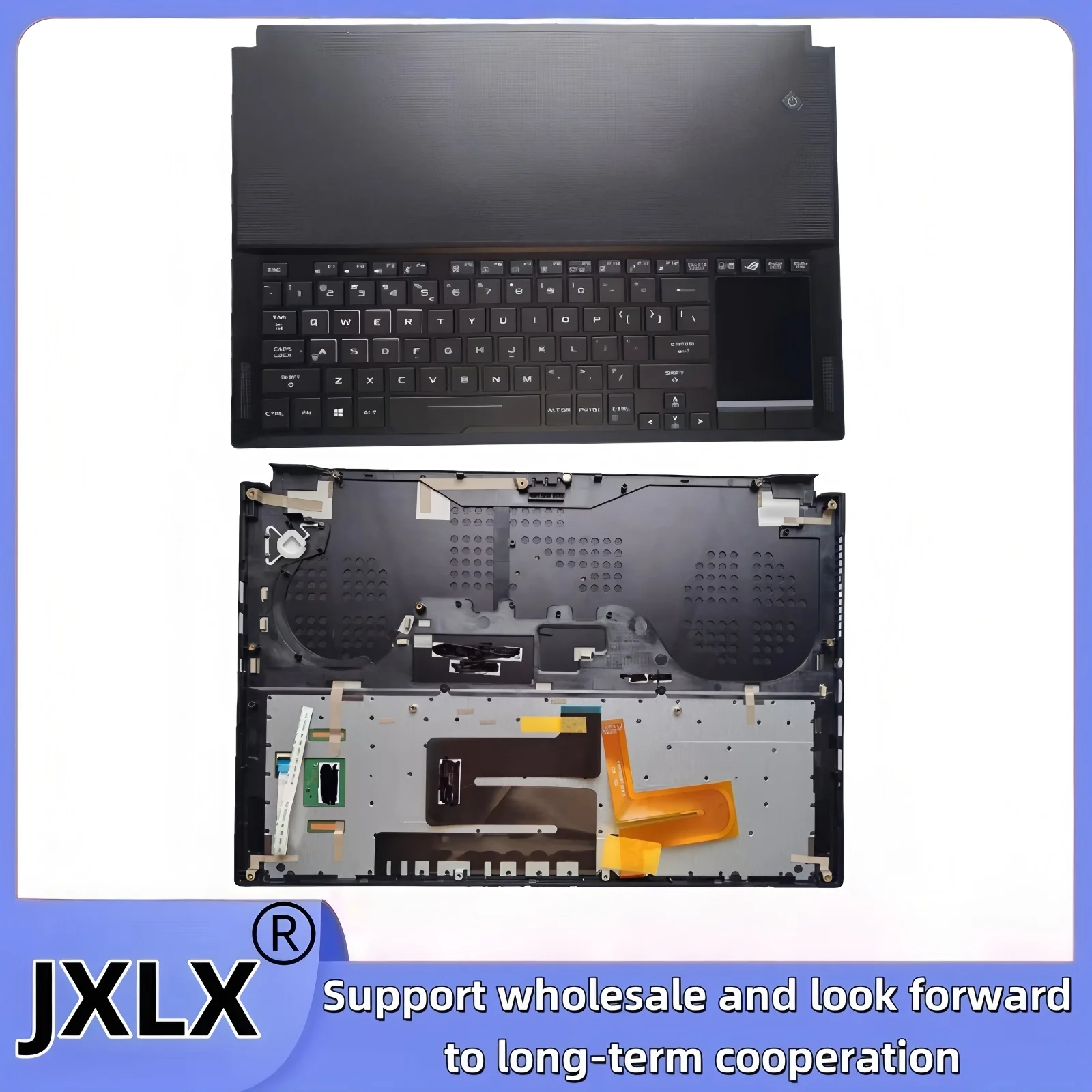 JXLX® New For Asus ROG Player Country Ice Blade 2 GX501G GX501GI Laptop keyboard palm rest US Backlit keyboard