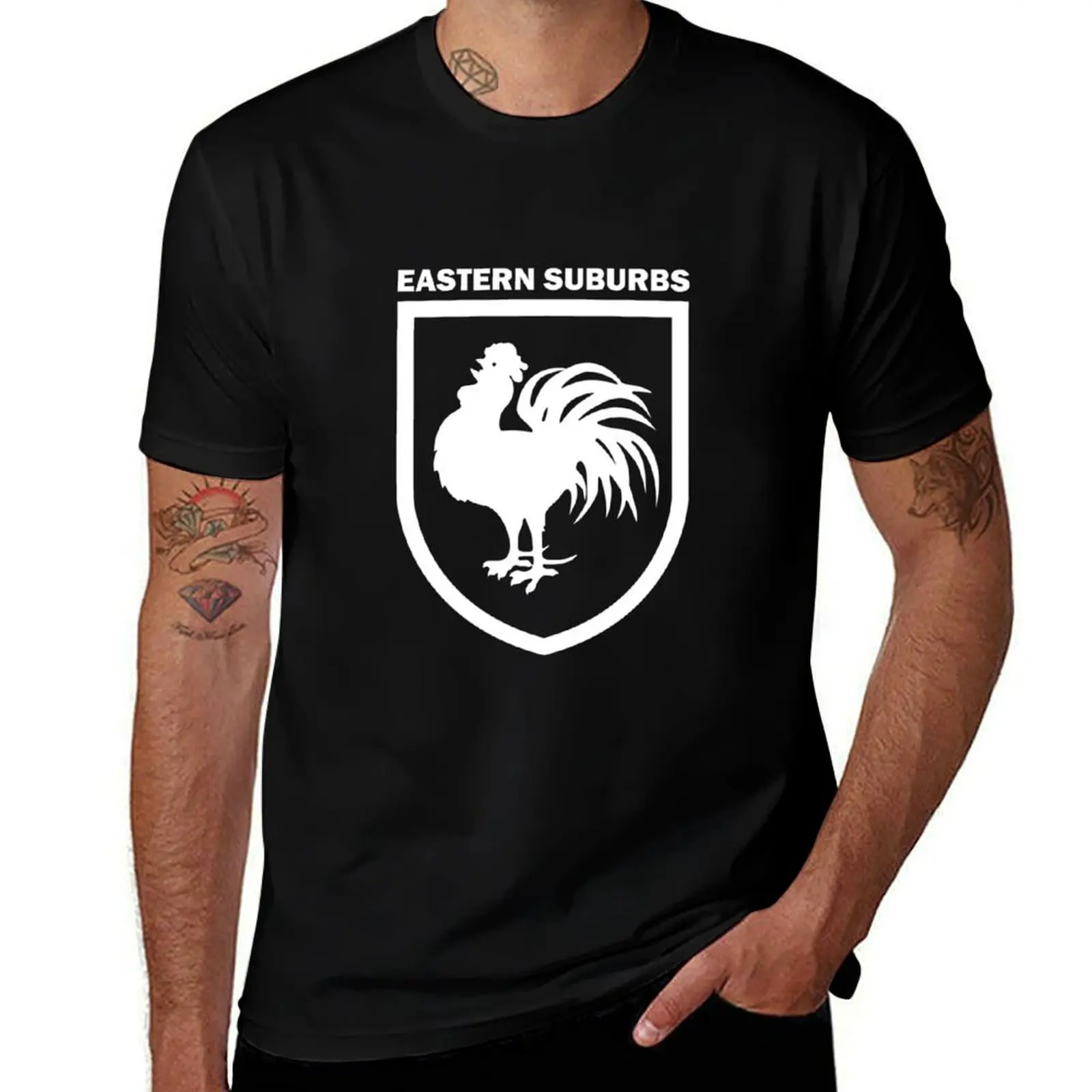 Roosters 1978-1994 Logo Classic T-Shirt Lightweight Print T-Shirt