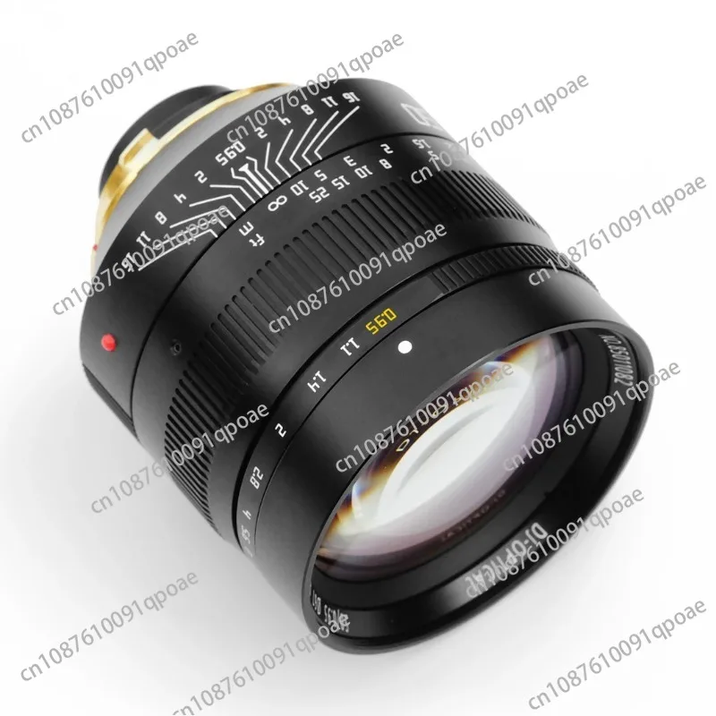 50mm F0.95 RED Full Frame Manual Focus Lens for Leica M-Mount Cameras Like Leica M-M M240 M3 M6 M7 M8 M9 M9p M10 M262