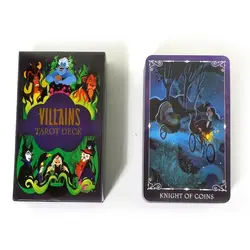 Villians Tarot Cards Deck Tarot Oracle Card Mysterious Divination Comics Girl Card Game Board Game English Playing Cards