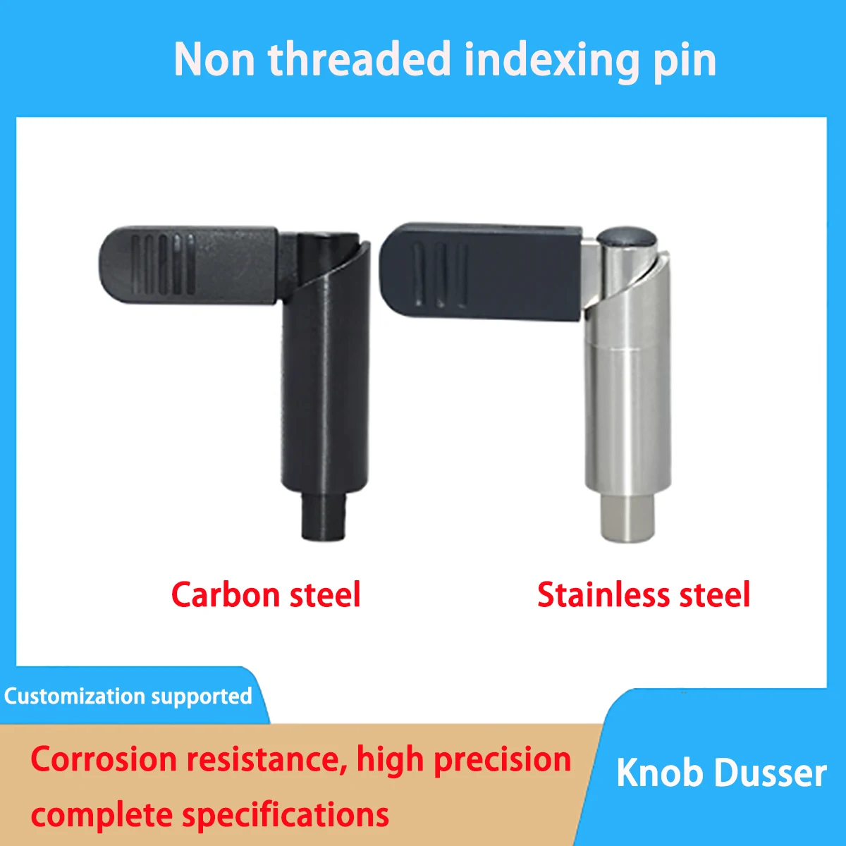 

M10M12M16M20 Stainless Steel Knob Plunger Stop Positioning Spring l-Shaped Indexing Pin