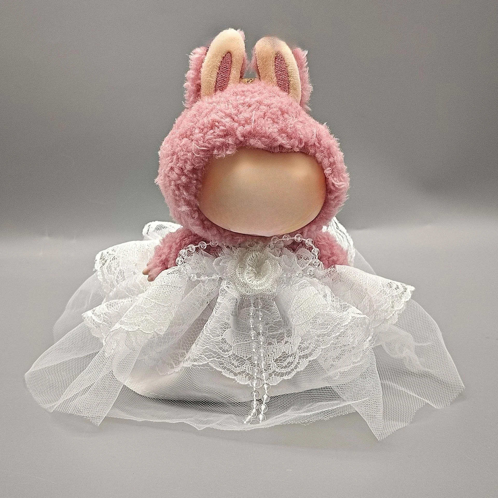 Macaron-สีชุดแต่งงานชุดสําหรับตุ๊กตา-ชุดเจ้าสาว 3 ชิ้นพร้อมผ้าคลุมหน้าและอุปกรณ์เสริมสําหรับBJD Blythe 1/6 Scale