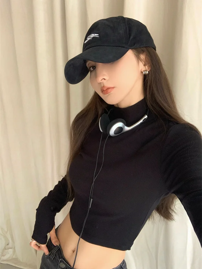 

Футболки с длинными рукавами, женские хлопковые топы большого размера, свободный крой, мягкая ткань, удобные лоскутные осенние повседневные офисные поездки на работу