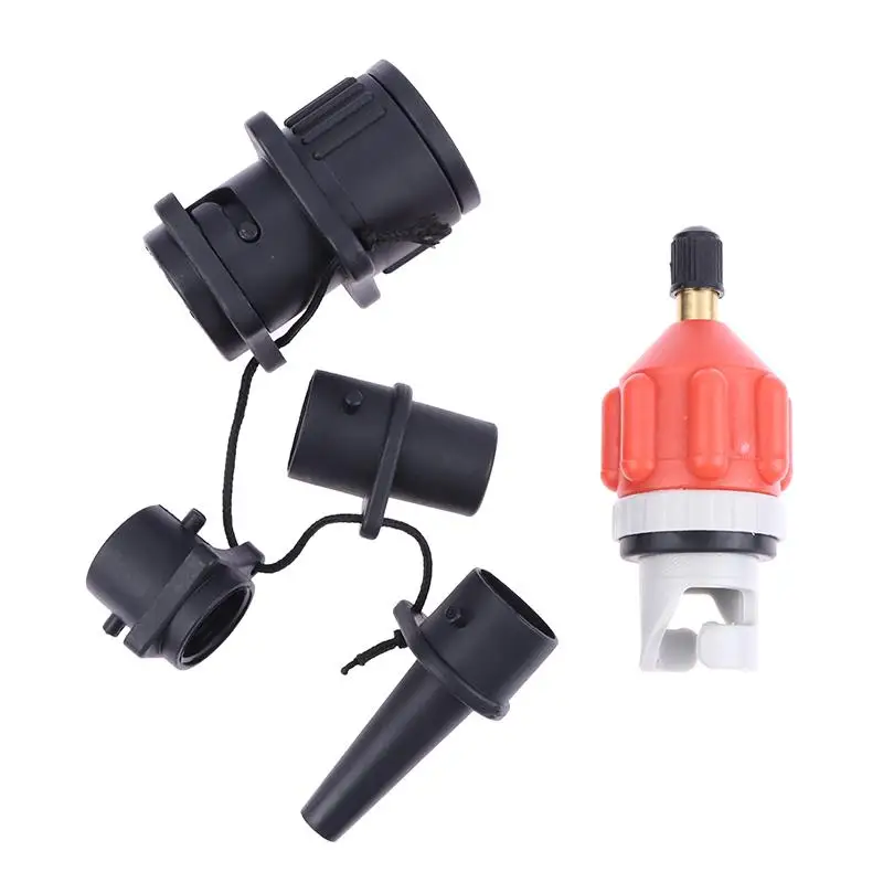 

1 комплект, пластиковый универсальный адаптер для воздушного клапана, комплект, многофункциональный разъем для воздушного клапана, насос для надувной доски для весла, насос для каяка