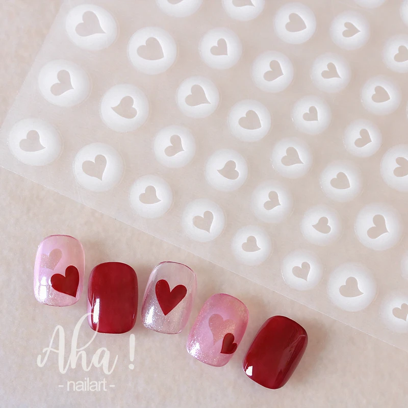 Christmas White Bloom Moon/Planet/Star/Heart Nail Art Sticker 8*10cm Translucent Cute Nail Decal DIY Bloom Moon/Star Manicure De