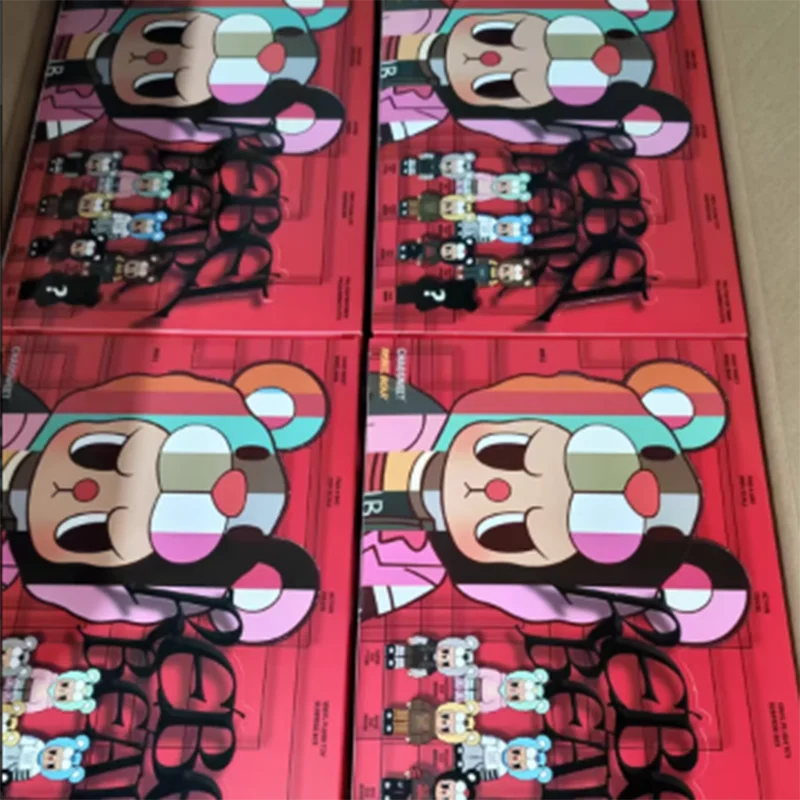 

Rebel Bear Street Generation 2 Vinyl Blind Box Trendy Toy Collectible Figure Series Cute Desk Decor Gift For Fans