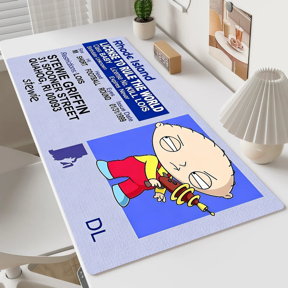 Mouse Pad MousePad Non-slip Lockedge Office Student Gaming Guy Thickened Large F-Family Writing Cartoon Pad Funny Cushion