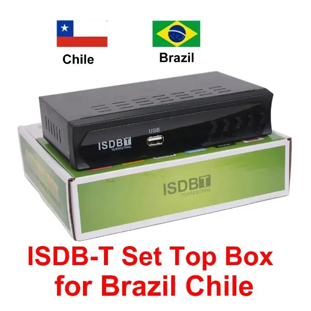 Satellite TV Receiver Chile Decodificador TV  Receptor de tv via satélite Digital 1080P TV BOX ISDB-T for Brazil Peru Bolivia