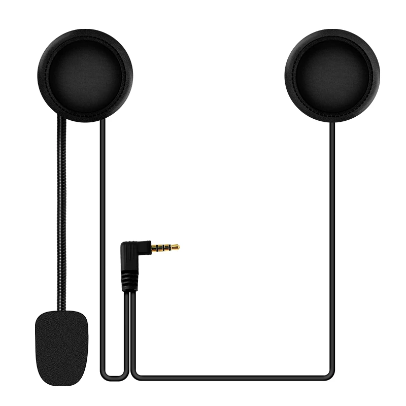NewEJEAS Universal Motorcycle Intercom Accessories V6 Q8 Moto Intercom Accessories Clip Type-c 3.5mm Earphones Shoulder Strap Bo