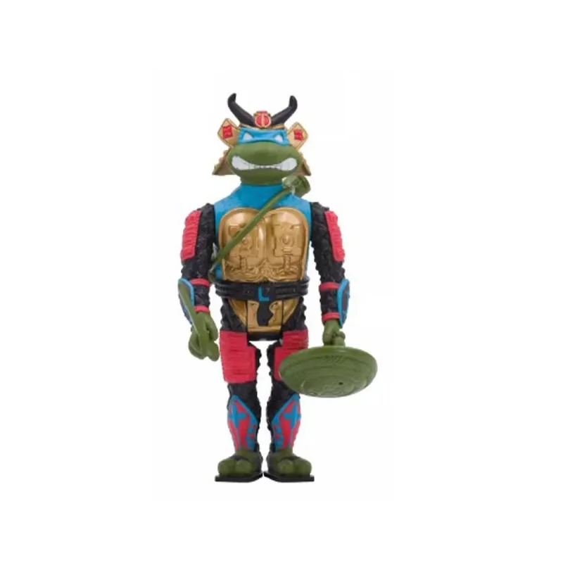 In Stock Super7 Teenage Mutant Ninja Wave 3 ReAction Figure Samurai Leonardo 3.75 Inch Boys Collectible Toy Halloween Gift