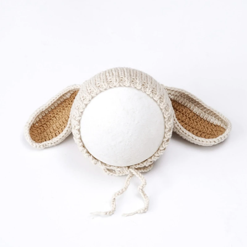 

F62D Infant Photo-Shooting Props Rabbit Costume Romper Bunny Suit Newborn Shower Gift