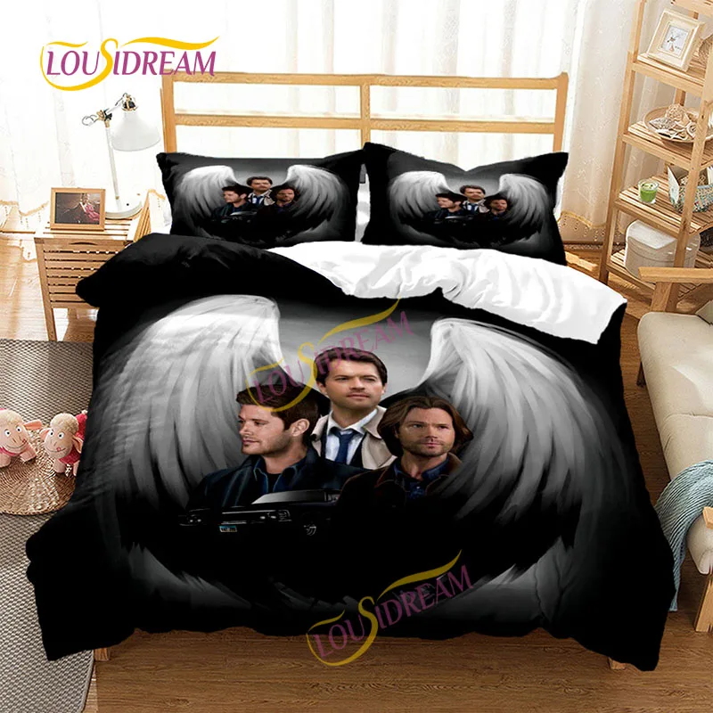 3D Printing Supernatural Bedding DIY pattern Set Home Textile Bedspread Set queen-size Bed Comfortable Bedroom duvet Set