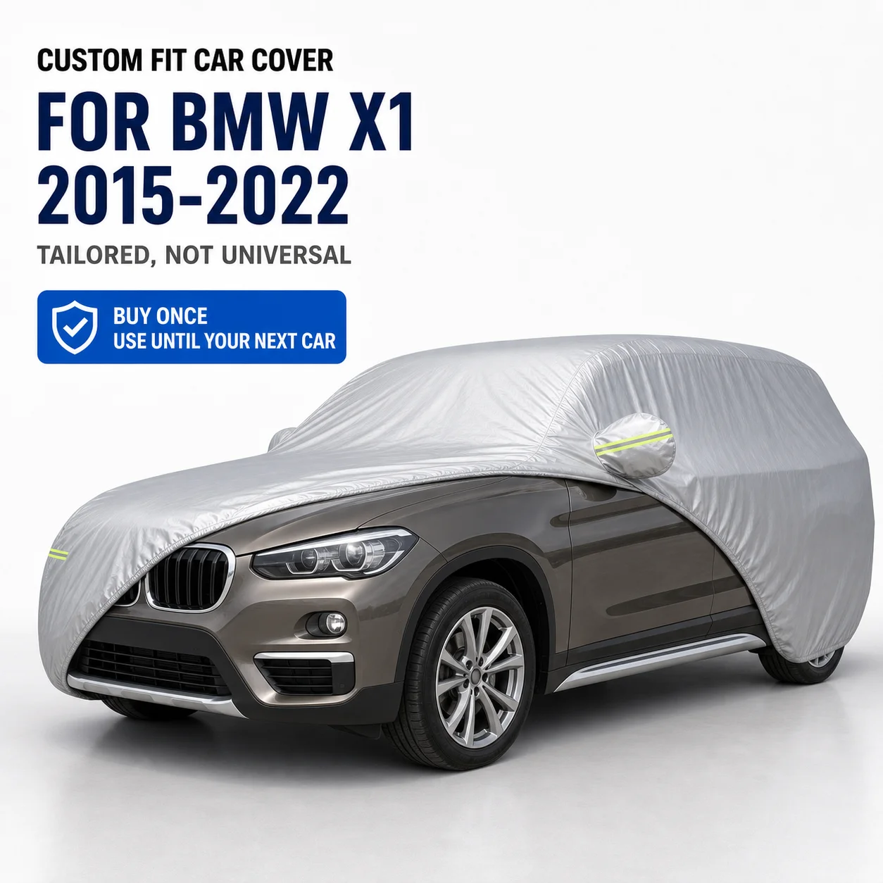 For BMW X1 2015-2022 Exterior Car Cover Custom Fit Car Sun Protector Waterproof Dustproof Car Outdoor Protection