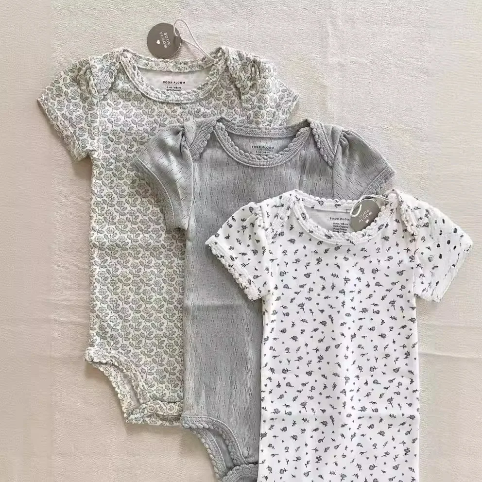 Newborn Clothes SP Brand 2024 New Summer Baby Romper Infant kids clothes Cotton Baby Girl Bodysuit Short Sleeves Ropa De Bebe