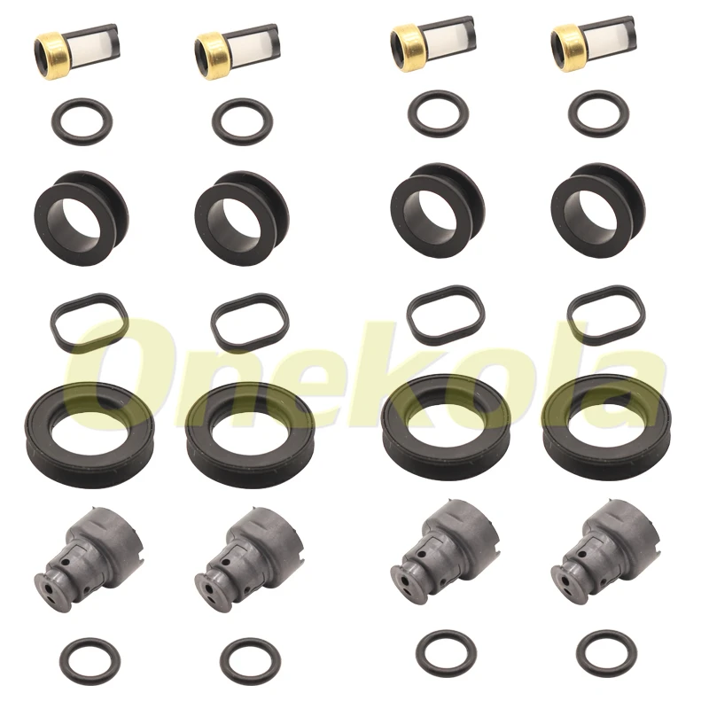 Fuel Injector Service Repair Kit Filters Orings Seals Grommets for Lexus GS430 LS430 LS430 4.3L Engine 2002-2007 23250-50030